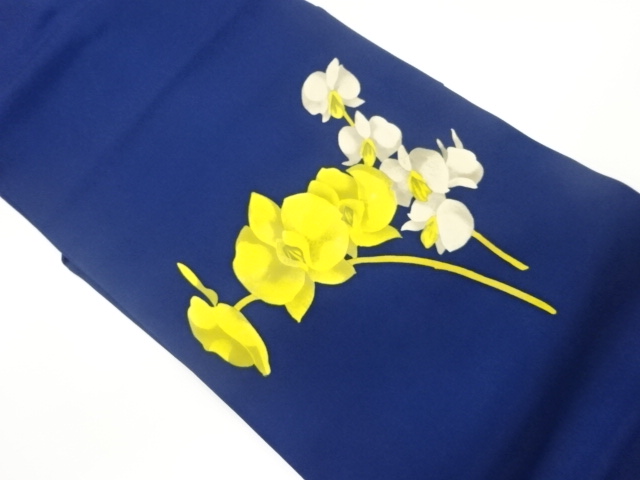 塩瀬蘭模様名古屋帯